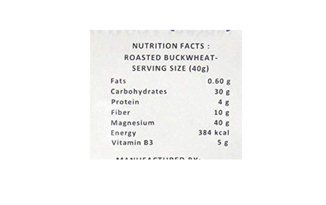 NutriBuck Roasted Buckwheat (Kasha)    Pack  200 grams